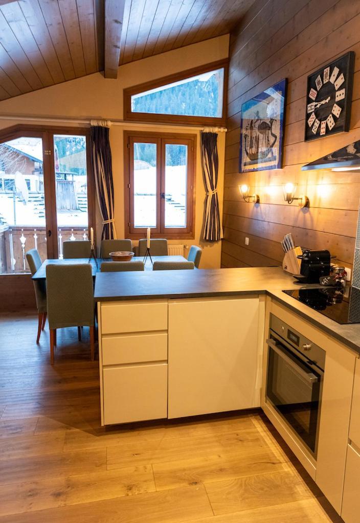 Hotel Et Chalet Au Coin Du Feu Chilly Powder Морзин Экстерьер фото